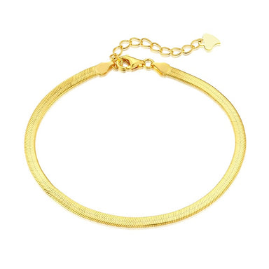Solid Gold Herringbone Bracelet - Armans Fine Jewellery