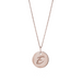 Solid Gold Initial Disc Pendant - Armans Fine Jewellery