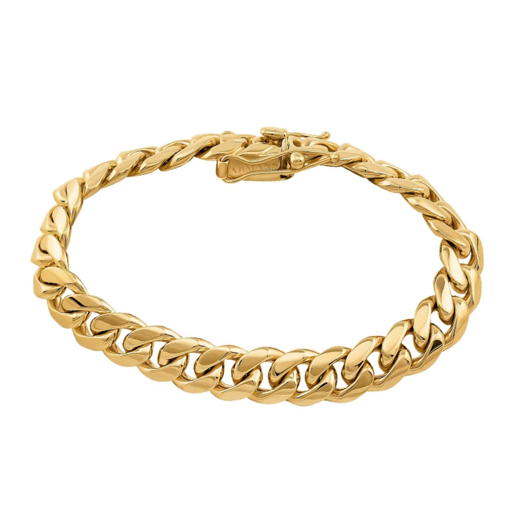 Pure gold hot sale cuban link