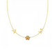 Solid Gold Multi-Initial Paw Print Necklace - Armans Fine Jewellery