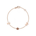 Solid Gold Paw Initial Bracelet - Armans Fine Jewellery
