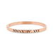 Solid Gold Roman Numeral Bangle - Armans Fine Jewellery