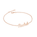 Solid Gold Script Name Bracelet - Armans Fine Jewellery