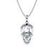 Solid Gold Skull Necklace With Diamond Eyes - Armans Fine Jewellery