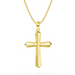 Solid Gold Roman Cross Necklace - Armans Fine Jewellery