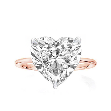 Solitaire Heart Lab Grown Engagement Ring - Armans Fine Jewellery
