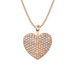 Sparkling Pavé Heart Necklace - Armans Fine Jewellery