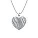 Sparkling Pavé Heart Necklace - Armans Fine Jewellery