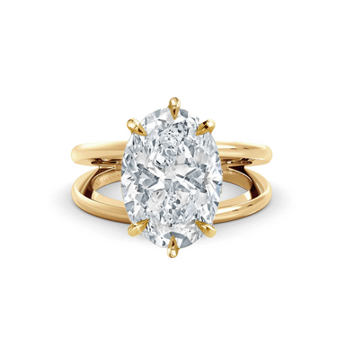 Golden Gate Oval Engagement Ring - Armans Fine Jewellery