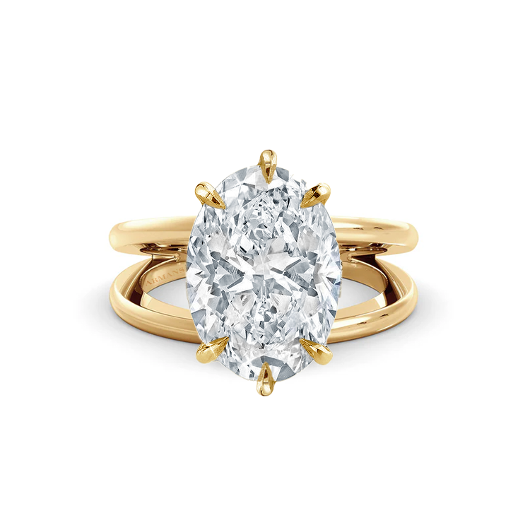 Golden Gate Oval Engagement Ring - Armans Fine Jewellery