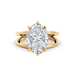 Golden Gate Oval Engagement Ring - Armans Fine Jewellery