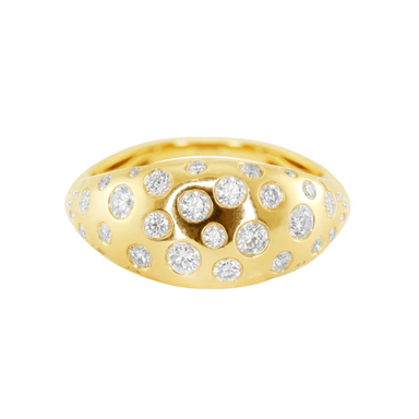 Stellar Sparkle Dome Ring - Armans Fine Jewellery