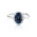 Teal Sapphire Kristina Engagement Ring - Armans Fine Jewellery