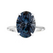 Teal Sapphire Oval Madison Engagement Ring - Armans Fine Jewellery