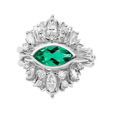 The Eye of Hope Diamond and Blue Sapphire Ring - Armans Fine Jewellery