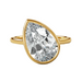 Tilted Pear Bezel Engagement Ring - Armans Fine Jewellery