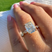 Evelina Cushion Marquise Side Stone Lab Grown Engagement Ring - Armans Fine Jewellery