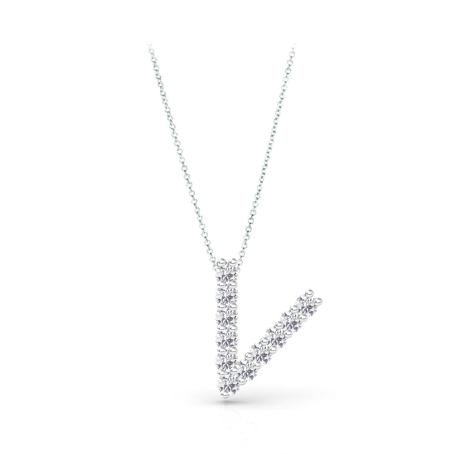 Diamond Initial Pendant - Armans Fine Jewellery