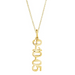 Vertical Gold Date Necklace - Armans Fine Jewellery