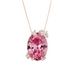 Fire Fly Oval Pink Sapphire Necklace - Armans Fine Jewellery