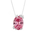 Fire Fly Oval Pink Sapphire Necklace - Armans Fine Jewellery