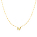 Block Letter Necklace with Paperclip Chain - Armans Fine Jewellery
