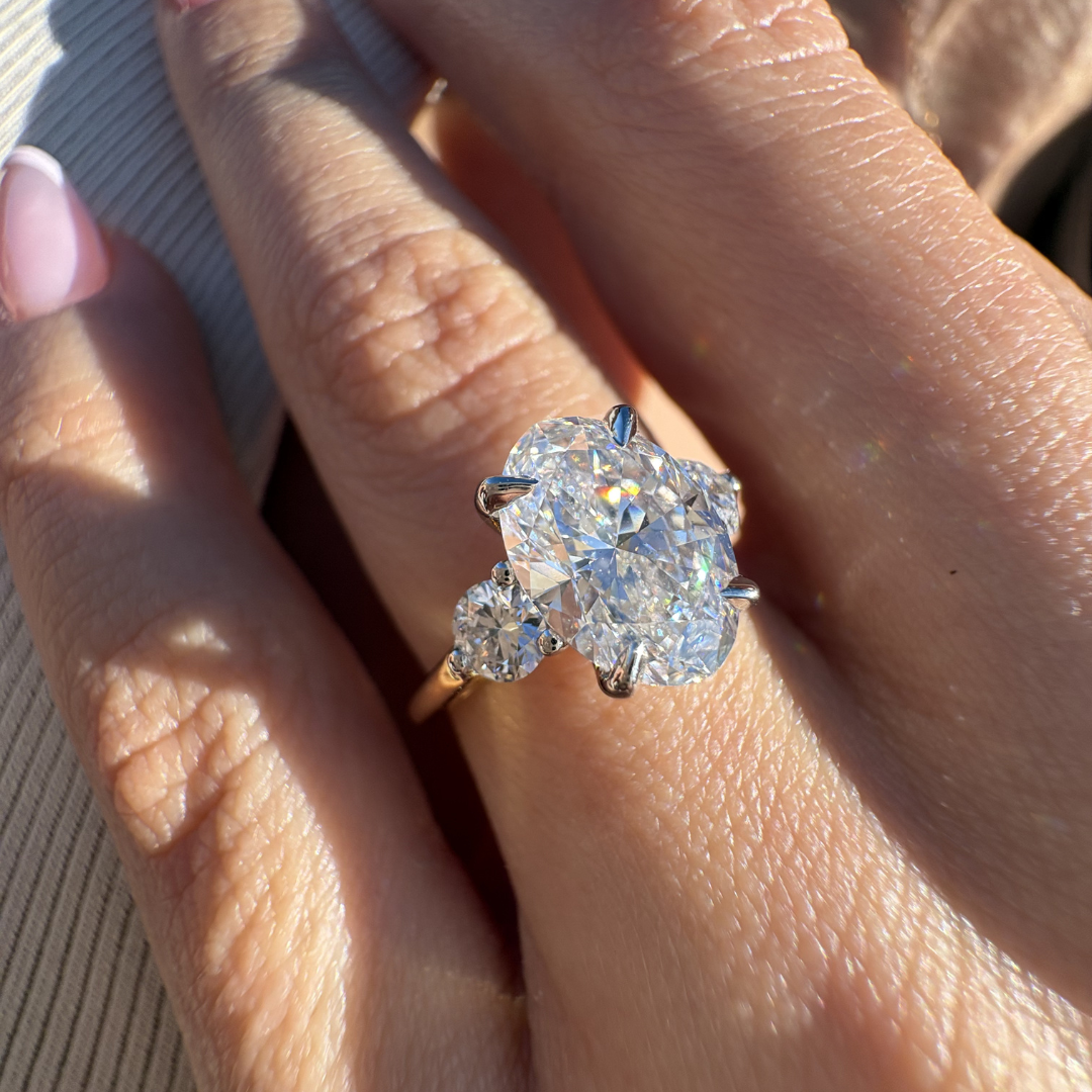 Whitney Three Stone Engagement Ring