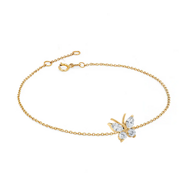 Wings of Light Diamond Butterfly Bracelet - Armans Fine Jewellery