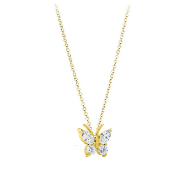Wings of Light Diamond Butterfly Necklace - Armans Fine Jewellery