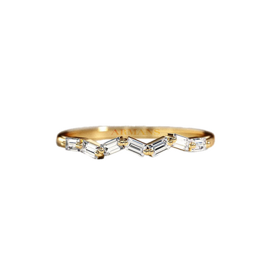 Zig Zag Baguette Wedding Band - Armans Fine Jewellery