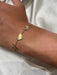 Solid Gold Initial Heart Bracelet - Armans Fine Jewellery
