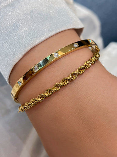 Solid Gold Rope Bracelet - Armans Fine Jewellery