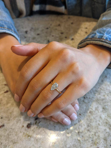 Pear Allure Engagement Ring - Armans Fine Jewellery