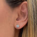 3-Prong Round Diamond Studs - Armans Fine Jewellery