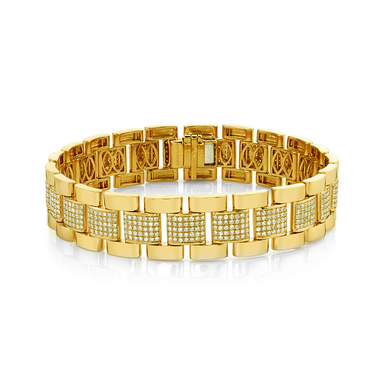 5 Row Jubilee Diamond Link Bracelet - Armans Fine Jewellery
