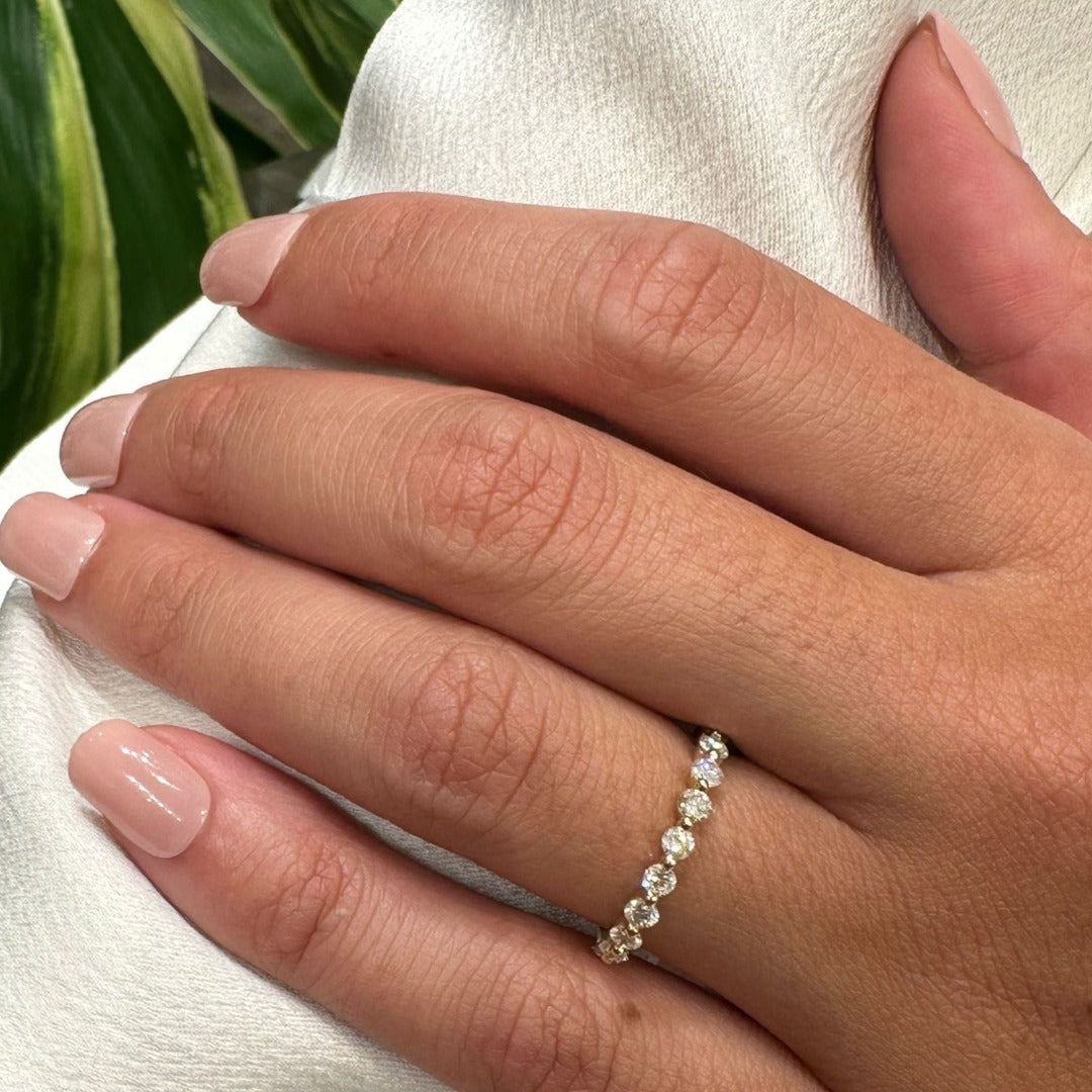 Sage Round Diamond Band - Armans Fine Jewellery