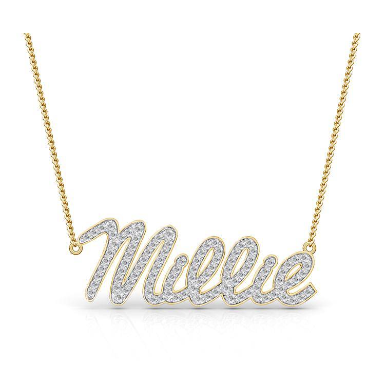 Diamond Name Necklace Armans Fine Jewellery Sydney