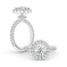 Snowball Halo Engagement Ring - Armans Fine Jewellery