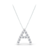 Diamond Initial Pendant - Armans Fine Jewellery