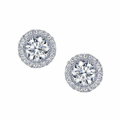 Aaliyah Diamond Halo Studs - Armans Fine Jewellery