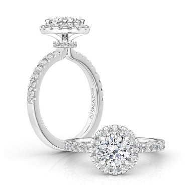 Adina Halo Engagement Ring - Armans Fine Jewellery