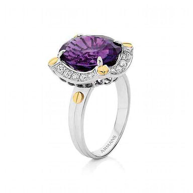 Amethyst Diamond Ring - Armans Fine Jewellery