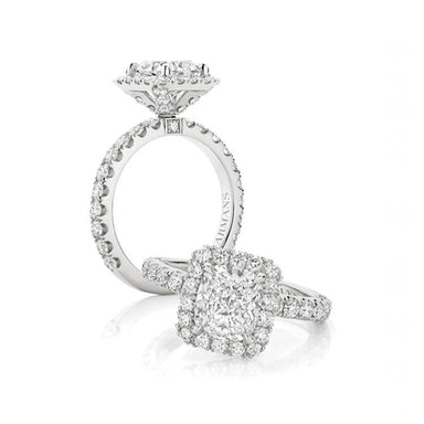 Valeria Cushion Engagement Ring - Armans Fine Jewellery
