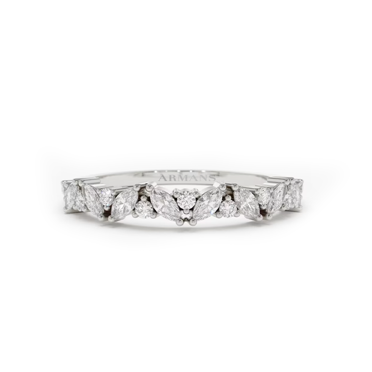 Angel Mixed Diamond Band - Armans Fine Jewellery