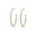 Angelina Diamond Hoops - Armans Fine Jewellery