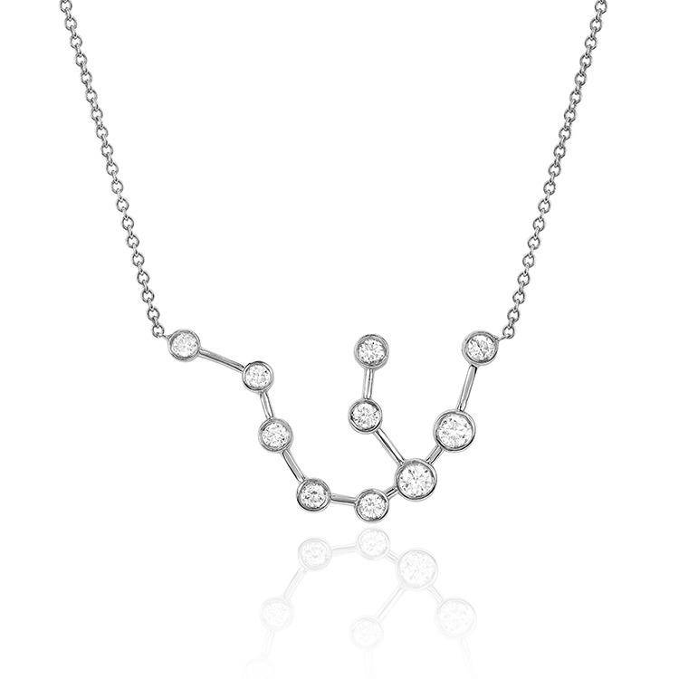 Aquarius necklace store white gold