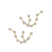 Aquarius Diamond Constellation Studs - Armans Fine Jewellery