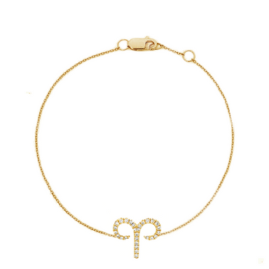 Aries Diamond Zodiac Bracelet - Armans Fine Jewellery