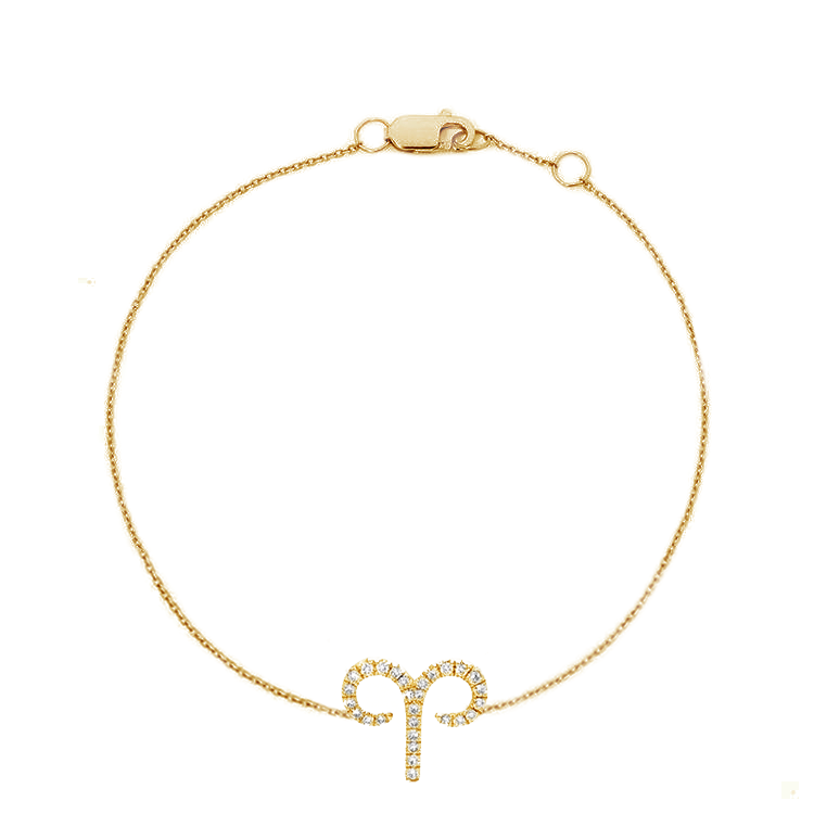 Aries Diamond Zodiac Bracelet - Armans Fine Jewellery