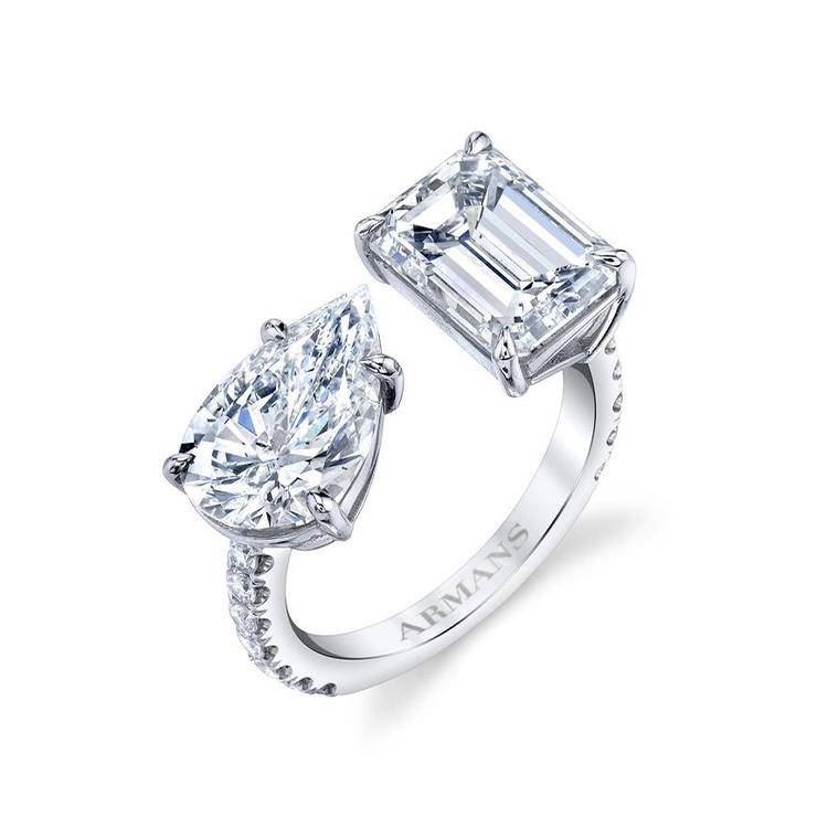Ava Two Stone Engagement Ring - Armans Fine Jewellery